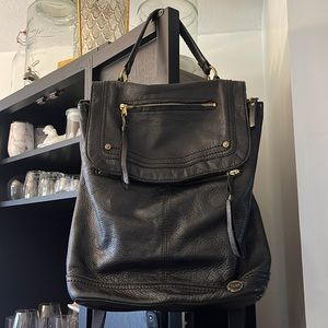 the Sak Collective vintage style purse/backpack….pebble style leather